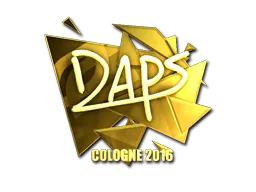 Sticker | daps (Gold) | Cologne 2016