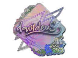 Sticker | dav1deuS (Holo) | Rio 2022