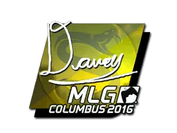 Sticker | DAVEY (Foil) | MLG Columbus 2016