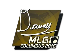 Sticker | DAVEY | MLG Columbus 2016