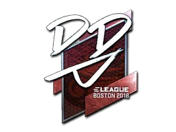 Sticker | DD (Foil) | Boston 2018