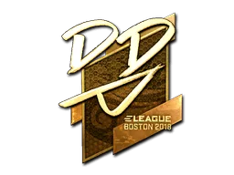 Sticker | DD (Gold) | Boston 2018