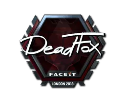 Sticker | DeadFox (Foil) | London 2018