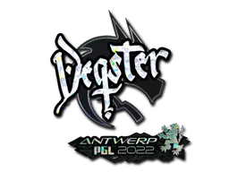 Sticker | degster (Glitter) | Antwerp 2022