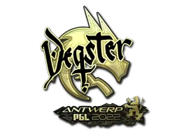 Sticker | degster (Gold) | Antwerp 2022