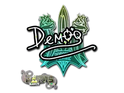 Sticker | DemQQ (Glitter) | Paris 2023