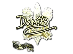 Sticker | DemQQ (Gold) | Paris 2023