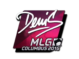 Sticker | denis (Foil) | MLG Columbus 2016