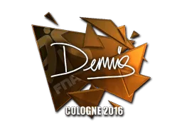 Sticker | dennis (Foil) | Cologne 2016