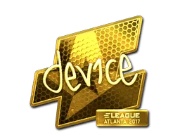 Sticker | device (Gold) | Atlanta 2017