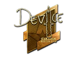 Sticker | device (Gold) | Boston 2018