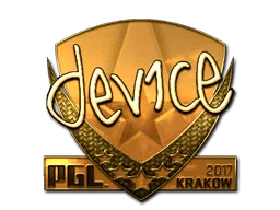 Sticker | device (Gold) | Krakow 2017