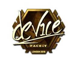 Sticker | device (Gold) | London 2018