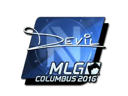 Sticker | DEVIL (Foil) | MLG Columbus 2016