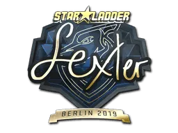 Sticker | dexter (Gold) | Berlin 2019