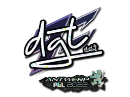 Sticker | dgt (Glitter) | Antwerp 2022