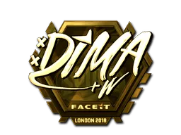 Sticker | Dima (Gold) | London 2018
