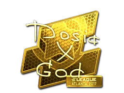 Sticker | Dosia (Gold) | Atlanta 2017