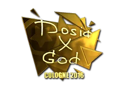 Sticker | Dosia (Gold) | Cologne 2016