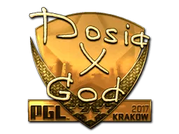 Sticker | Dosia (Gold) | Krakow 2017