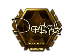 Sticker | Dosia (Gold) | London 2018