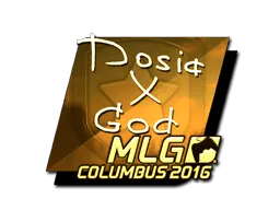 Sticker | Dosia (Gold) | MLG Columbus 2016