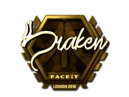 Sticker | draken (Gold) | London 2018