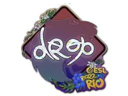 Sticker | drop (Glitter) | Rio 2022