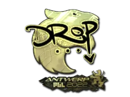 Sticker | drop (Gold) | Antwerp 2022