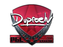 Sticker | dupreeh (Foil) | Krakow 2017