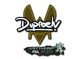 Sticker | dupreeh (Glitter) | Antwerp 2022