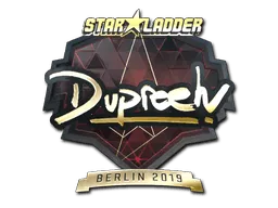 Sticker | dupreeh (Gold) | Berlin 2019