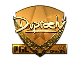 Sticker | dupreeh (Gold) | Krakow 2017