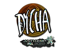 Sticker | dycha (Glitter) | Antwerp 2022