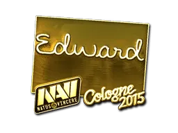 Sticker | Edward (Gold) | Cologne 2015