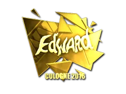 Sticker | Edward (Gold) | Cologne 2016