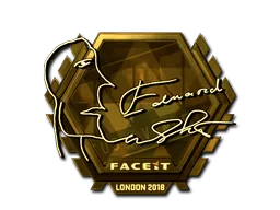 Sticker | Edward (Gold) | London 2018