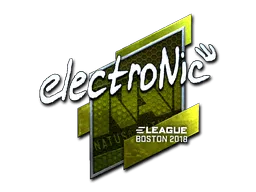 Sticker | electronic (Foil) | Boston 2018