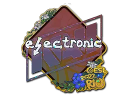 Sticker | electronic (Glitter) | Rio 2022