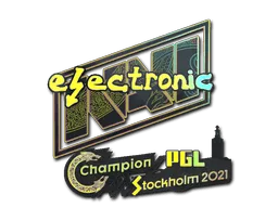 Sticker | electroNic (Holo) | Stockholm 2021