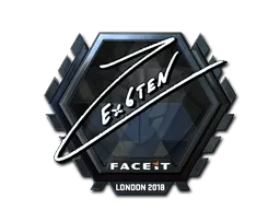 Sticker | Ex6TenZ (Foil) | London 2018