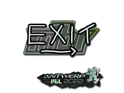 Sticker | exit (Glitter) | Antwerp 2022