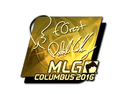 Sticker | f0rest (Gold) | MLG Columbus 2016