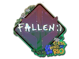 Sticker | FalleN (Glitter) | Rio 2022