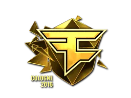 Sticker | FaZe Clan (Gold) | Cologne 2016