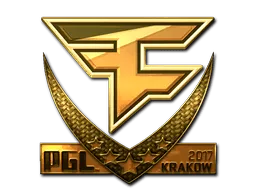 Sticker | FaZe Clan (Gold) | Krakow 2017