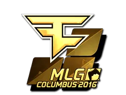 Sticker | FaZe Clan (Gold) | MLG Columbus 2016
