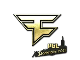 Sticker | FaZe Clan (Gold) | Stockholm 2021