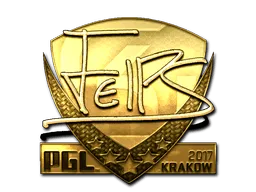 Sticker | felps (Gold) | Krakow 2017