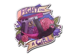 Sticker | Fight like a Girl